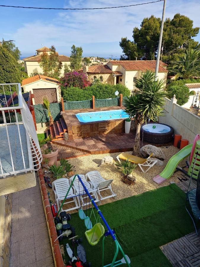 Calpe Chalet Privado Piscina A 5Min De La Playa Y Centro Jacuzzi Barbacoa Wifi Aire Екстериор снимка