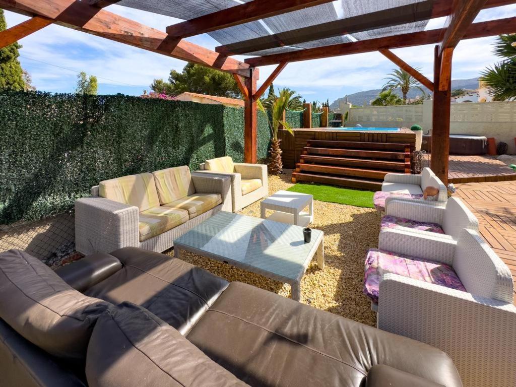 Calpe Chalet Privado Piscina A 5Min De La Playa Y Centro Jacuzzi Barbacoa Wifi Aire Екстериор снимка