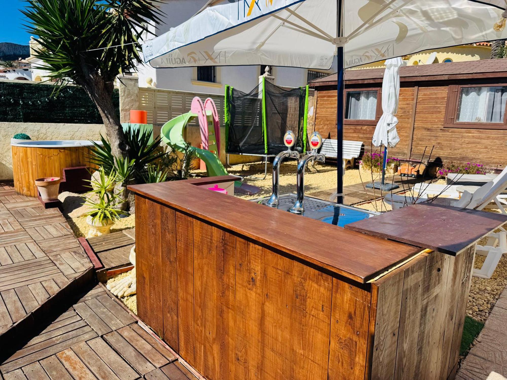 Calpe Chalet Privado Piscina A 5Min De La Playa Y Centro Jacuzzi Barbacoa Wifi Aire Екстериор снимка