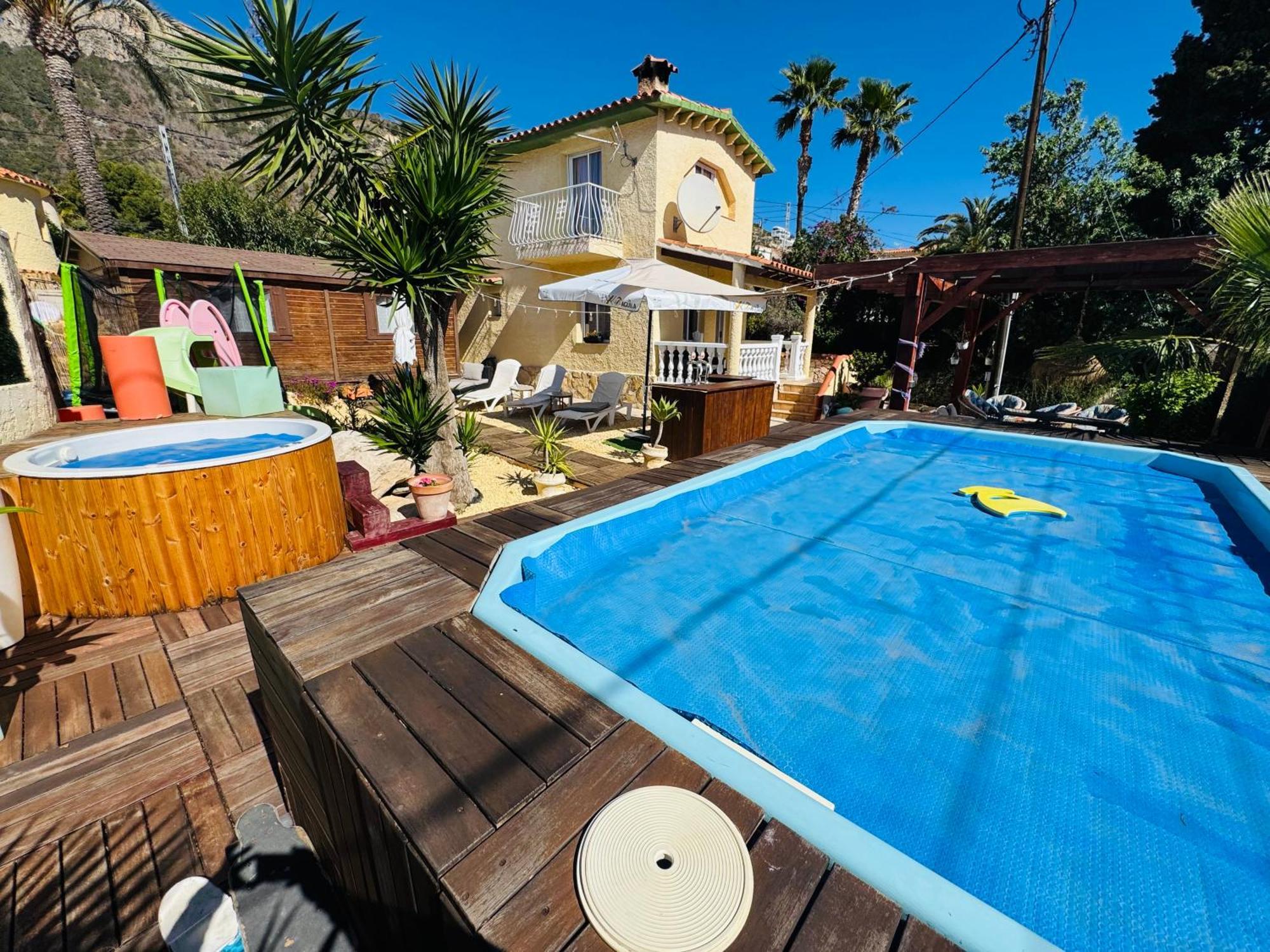 Calpe Chalet Privado Piscina A 5Min De La Playa Y Centro Jacuzzi Barbacoa Wifi Aire Екстериор снимка